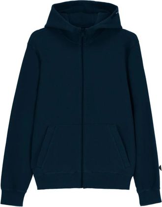 Ecoalf Sweatshirt met ritssluiting - Heren - Vesten met rits - Blauw - S - Polyester - Hoodies & sweatvesten