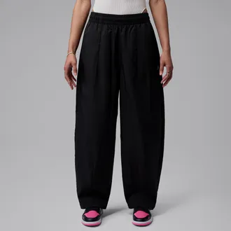 Nike Jordan Womens Jordan Brooklyn Woven Pants in Black | IM6952-010