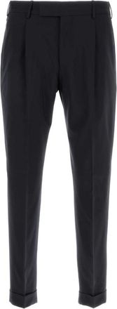Pantaloni Torino Dark Grey Cuffed Dress Trousers