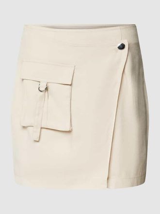 Only Minirock in Wickel-Optik Modell EMERY in Sand, Gr&ouml;&szlig;e S