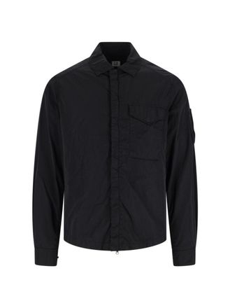 C.P. Company Logo Shirt Jacket - Green