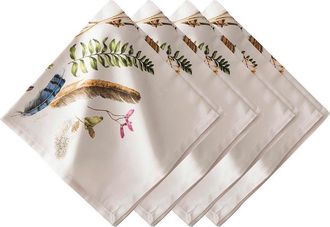 Juliska Forest Walk Set of 4 Cotton Sateen Napkins in Caf Au Lait at Nordstrom