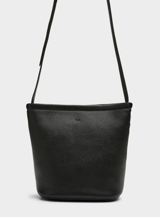 Ela Womens Mia small textured bucket bag