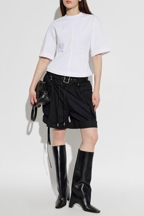 Alexander McQueen Cargo Shorts, Womens, Black