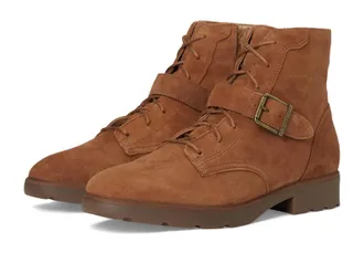 Vionic Catina J6452L3200 Boots Womens Tan Suede Round Toe Ankle ZOGG3715