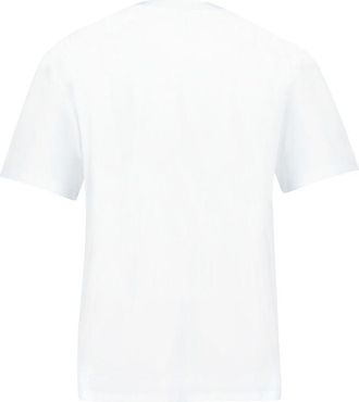 Ganni Womens Cotton Jersey T-Shirt White