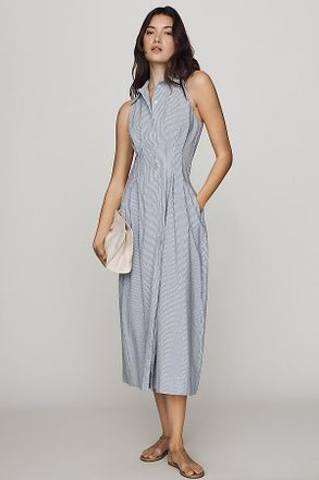Exquise Tobie Sleeveless Shirt Dress by Exquise