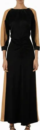 The IQ Collection Fabiana Dress in Black And Brown at Nordstrom, Size 36