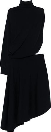 Alaia Cut-out Turtleneck Midi Dress