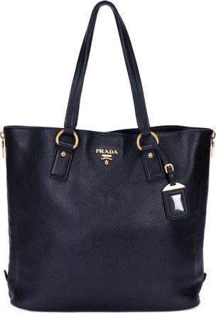 Prada Vitello Daino Zip-Around Schoudertas