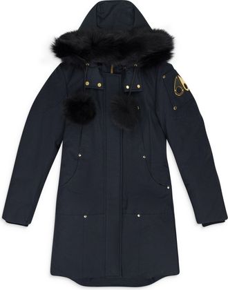 Moose Knuckles Navy Grand Metis Parka