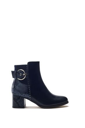 Moda in Pelle Moda in Pelle Womens Panay Navy Boots Faux Leather - Size EU 40