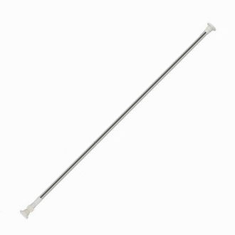 Trade Shop Trade Shop - Copy Of Bastone Silver Estensibile Asta Appendiabiti Tende Regolabile Da 70-120 Cm 59408