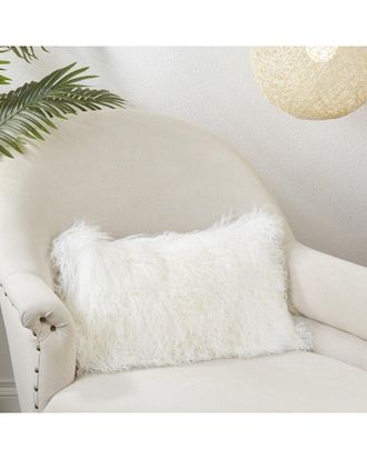 Saro Lifestyle Mongolian Wool Pillow