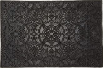 Imports Decor Decorative Rubber Door Mat - Kaleidoscope Design Non-Slip Outdoor Entryway Mat for Patio, Porch & Poolside