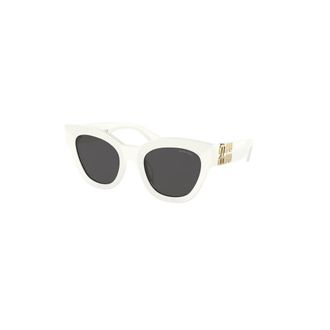 Miu Miu Grey Cat Eye Ladies Sunglasses MU 01YS 1425S0 51