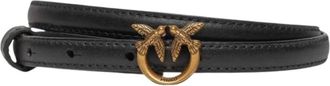 Pinko Pinko, Accessoires, Dames, Zwart, L, Leer, Love Berry H1 Belt