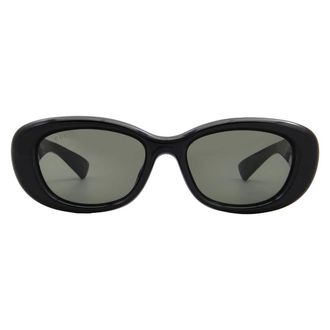 Gucci Grey Oval Ladies Sunglasses GG1829SK 001 53