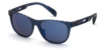 Adidas Sport SP0022 92V Mens Sunglasses Blue Size 55