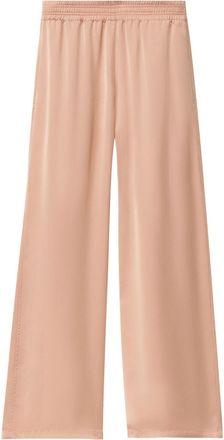 Fabiana Filippi satin wide-leg trousers - Pink