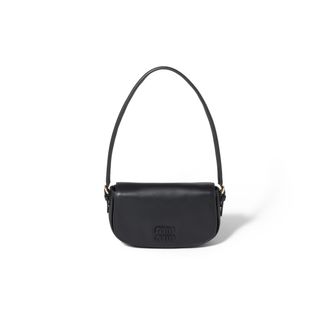 Miu Miu Leather Pouch, Woman, Black