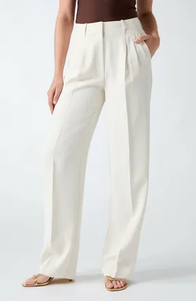 Guess Theoline Perfect Wide Leg Pants in White at Nordstrom, Size X-Small
