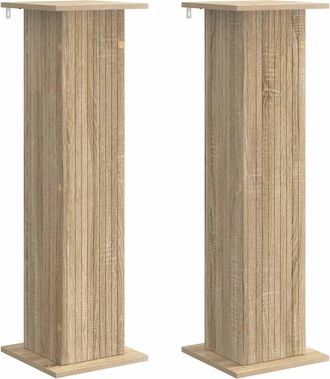 vidaXL Soporte De Plantas 2 Uds. Roble Sonoma 30,5 X 30 X 100,5 Cm Vidaxl