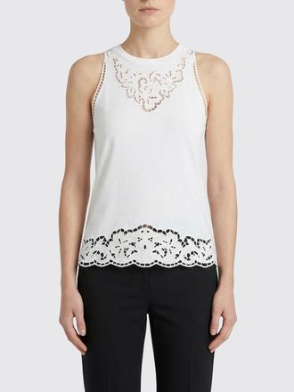 Twinset Cotton Top with Embroidery