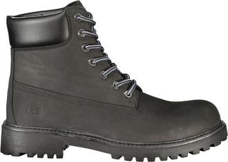 Lumberjack Black Leather Mens Mens Sneaker