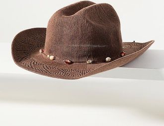 Wyeth Nyc Beaded Nubby Rancher Hat