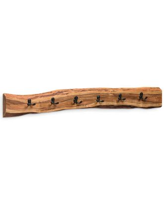 Alaterre Alpine Natural Live Edge Wood 48in Coat Hooks
