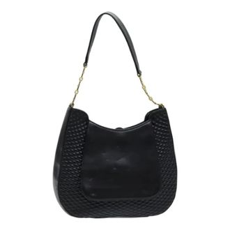 Bally Tweedehands leren schoudertassen - Dames - Pre-owned - Zwart - Maat: ONE Size Leer