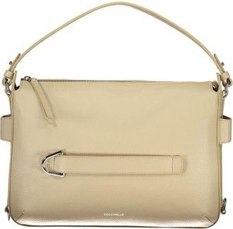 Coccinelle Beige Leather Women Womens Handbag