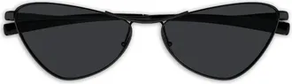 Saint Laurent Eyewear Occhiali da sole geometrici - Nero