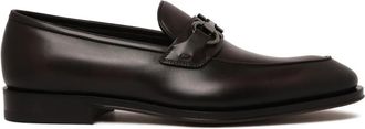 Ferragamo Flat Schoenen - Heren - Loafers - Zwart - 42 1/2 EU - Schoenen