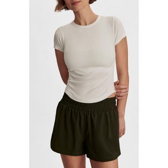 Varley Casper Seamless T-Shirt in White at Nordstrom, Size X-Small