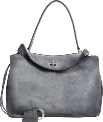 Balenciaga Rodeo Suede Top Handle Bag