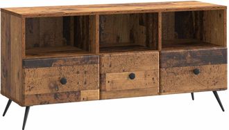 vidaXL Mueble De Tv Con Caj&oacute;n Madera Envejecida 102 X 34,5 X 50 Cm Vidaxl