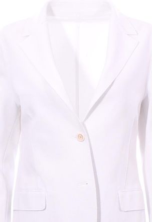 Eleventy WomenS White Tailored Blazer, Size 46