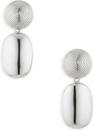 LI&Eacute; STUDIO The Carla Drop Earrings in Silver at Nordstrom