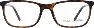 Dolce & Gabbana Demo Rectangular Mens Eyeglasses DG3427 502 55