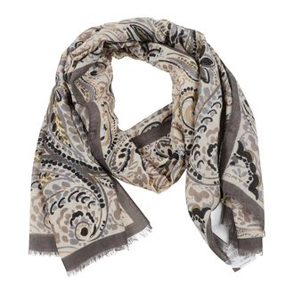 Etro Accessoires, Dames, Beige, ONE Size, Wol, Boheme Sjaal