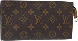 Louis Vuitton Pre-owned Clutches, female, Brown, Size: ONE SIZE Pre-owned Vintage Monogram Accessory Pouch
