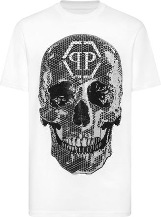 Philipp Plein T-Shirt Ronde Hals Ss Skull
