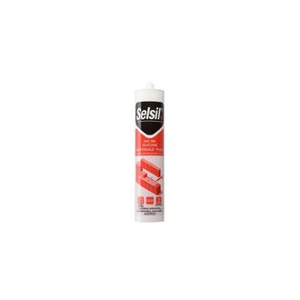 OEM 25 X Selsil Silicone Acetico Plus Testa Moro 280 Ml Ral 8017
