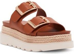 Madden Girl Mythicall Platform Slide Sandal in Dark Caramel at Nordstrom Rack, Size 8.5