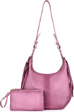 OLD TREND Hydrangea Large Vintage Ombre Shoulder Bag in Powder Pink at Nordstrom