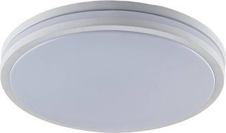 Lindby Lindby L&aacute;mpara De Techo Led arnim En Blanco Pl&aacute;stico