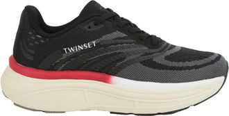 Twinset Running Sneakers - Dames - Sneakers - Zwart - 36 EU - Polyester - Schoenen