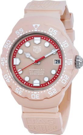 Tag Heuer Limited Edition Formula 1 Solargraph Pink Dial Watch WBY1165.FT8115